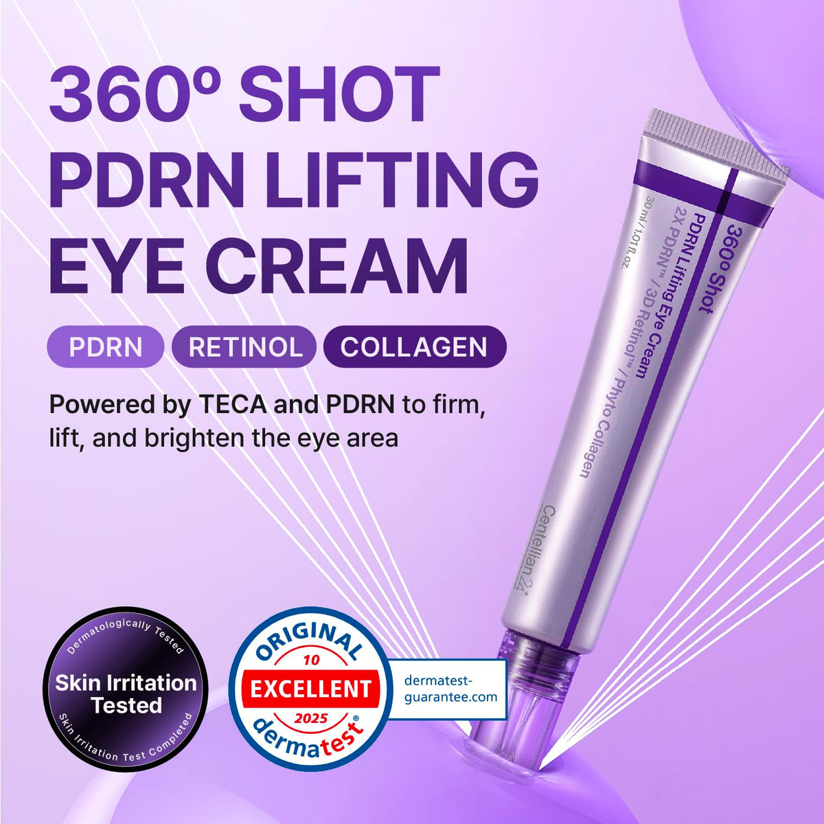 Texture de la crème CENTELLIAN 24 PDRN sur la peau