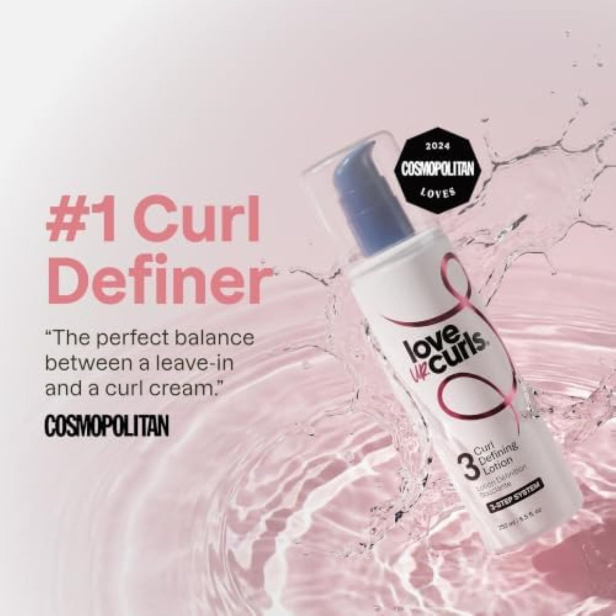 Texture de la crème définissante Love Ur Curls