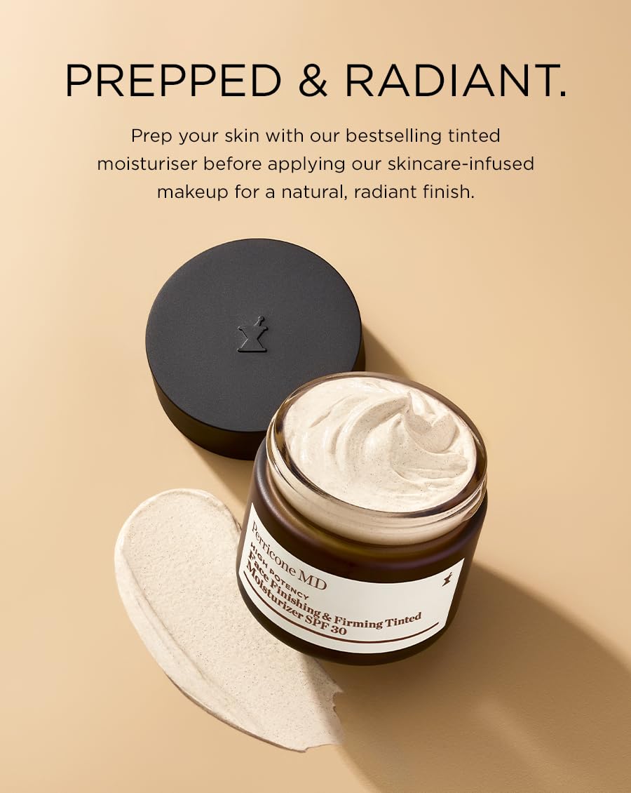 Texture de la crème hydratante teintée Perricone MD