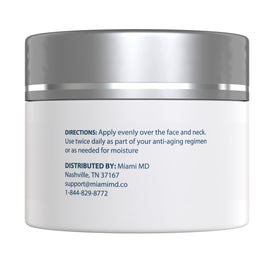 Texture de la crème Lifting et Raffermissante MiamiMD