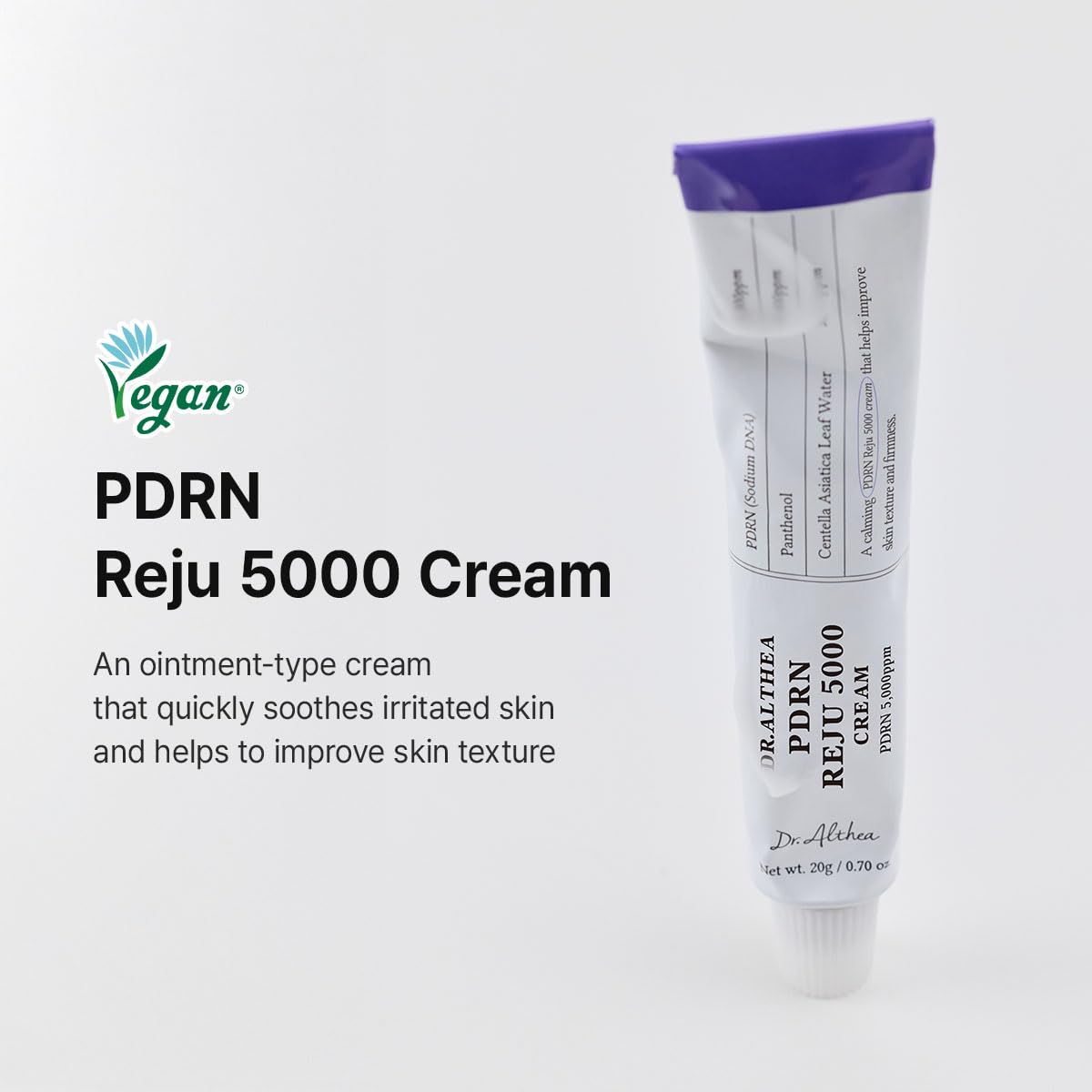 Texture de la crème PDRN Reju 5000 de Dr.Althea