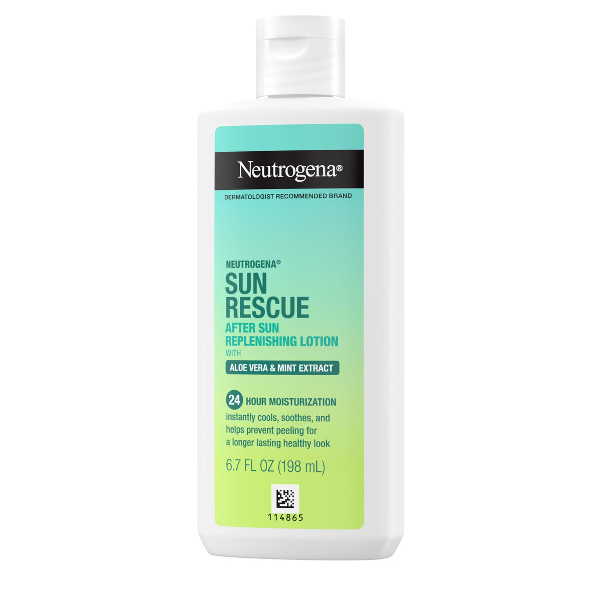 Texture de la lotion après-soleil Neutrogena