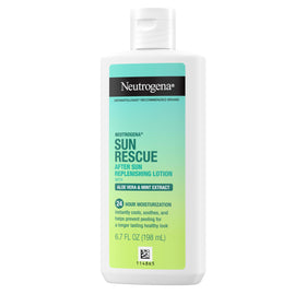 Texture de la lotion après-soleil Neutrogena