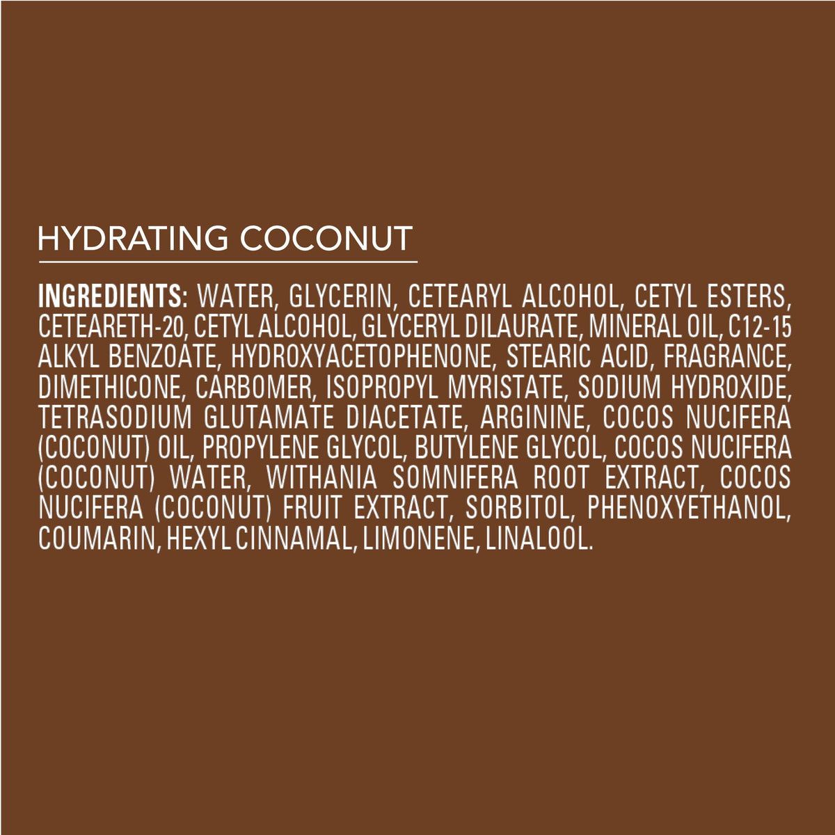 Texture de la Lotion Jergens à la Noix de Coco sur la peau