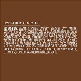 Texture de la Lotion Jergens à la Noix de Coco sur la peau