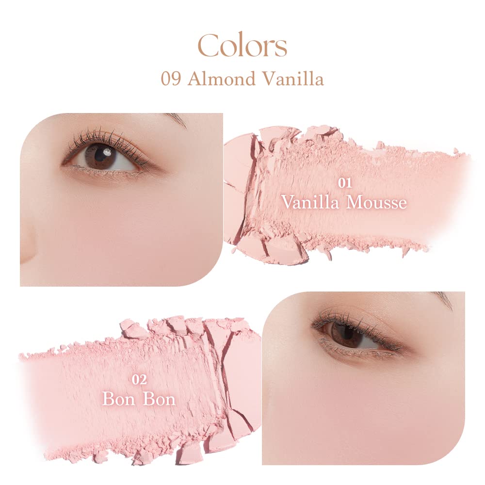 Texture de la poudre de blush dasique Mood Cheek