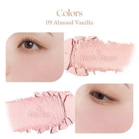 Texture de la poudre de blush dasique Mood Cheek