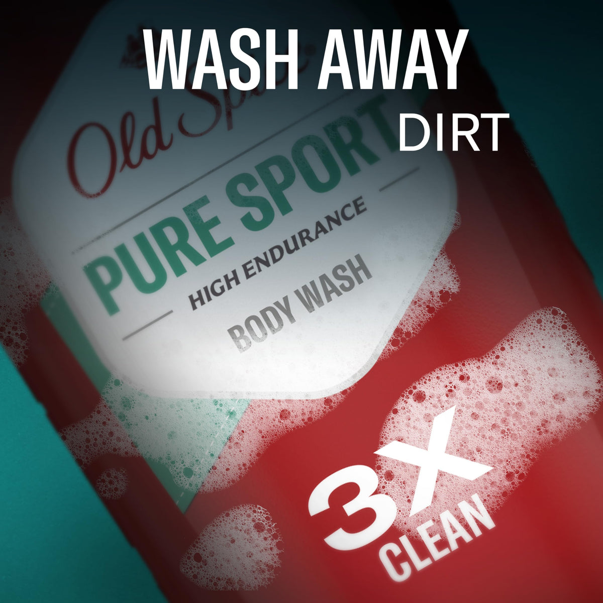 Texture de mousse du gel douche Old Spice