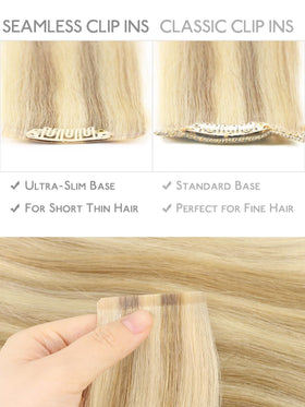 Texture des extensions de cheveux Wennalife en cheveux humains