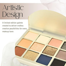 Texture des fards suédés de la Palette BY MARIO Moonlight