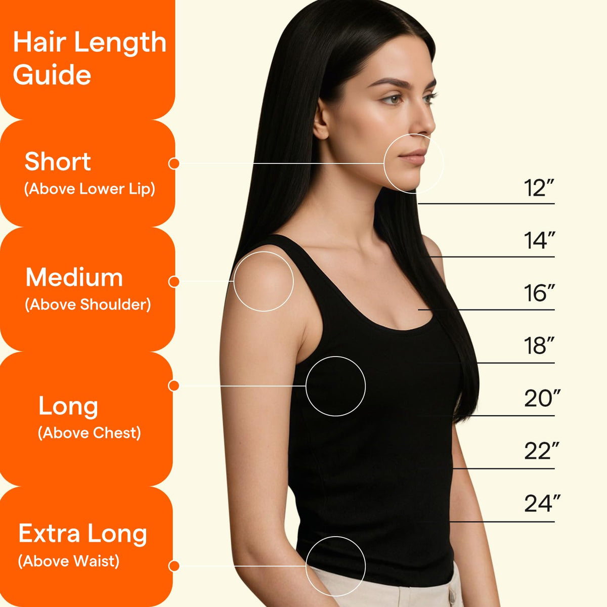Texture douce des extensions cheveux Full Shine