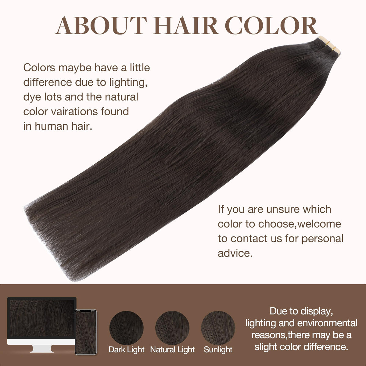 Texture douce des extensions de cheveux GOO GOO