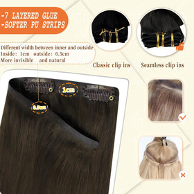 Texture douce des extensions Full Shine
