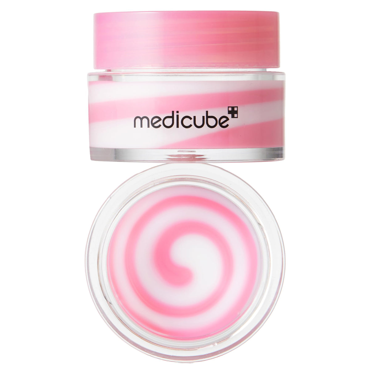 texture douce du masque de nuit medicube PDRN sur un doigt