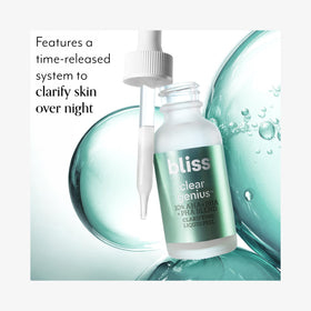 Texture du Bliss Clear Genius Clarifying Peel sur la main