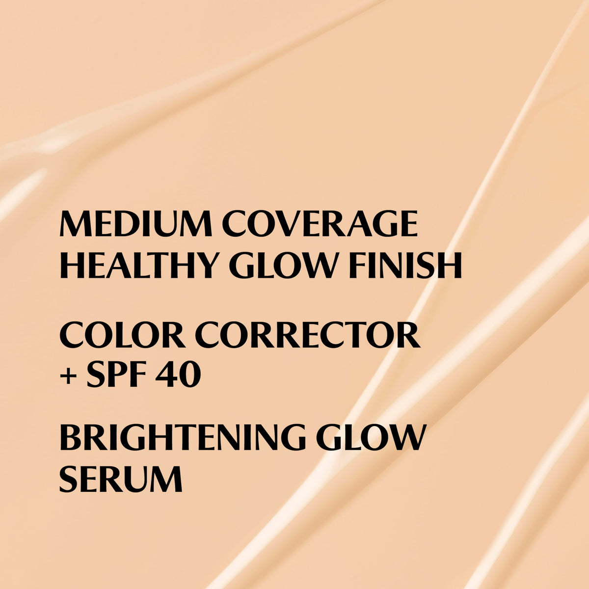 Texture du CC+ Cream Nude Glow sur la main