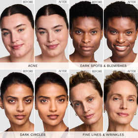 Texture du correcteur Estée Lauder sur la main