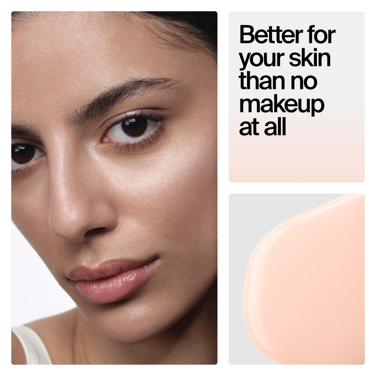 Texture du fond de teint liquide Neutrogena sur une main