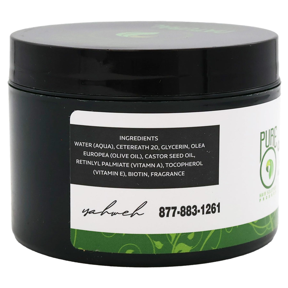 Texture du gel brillant Neatbraid de Pure O sur une main