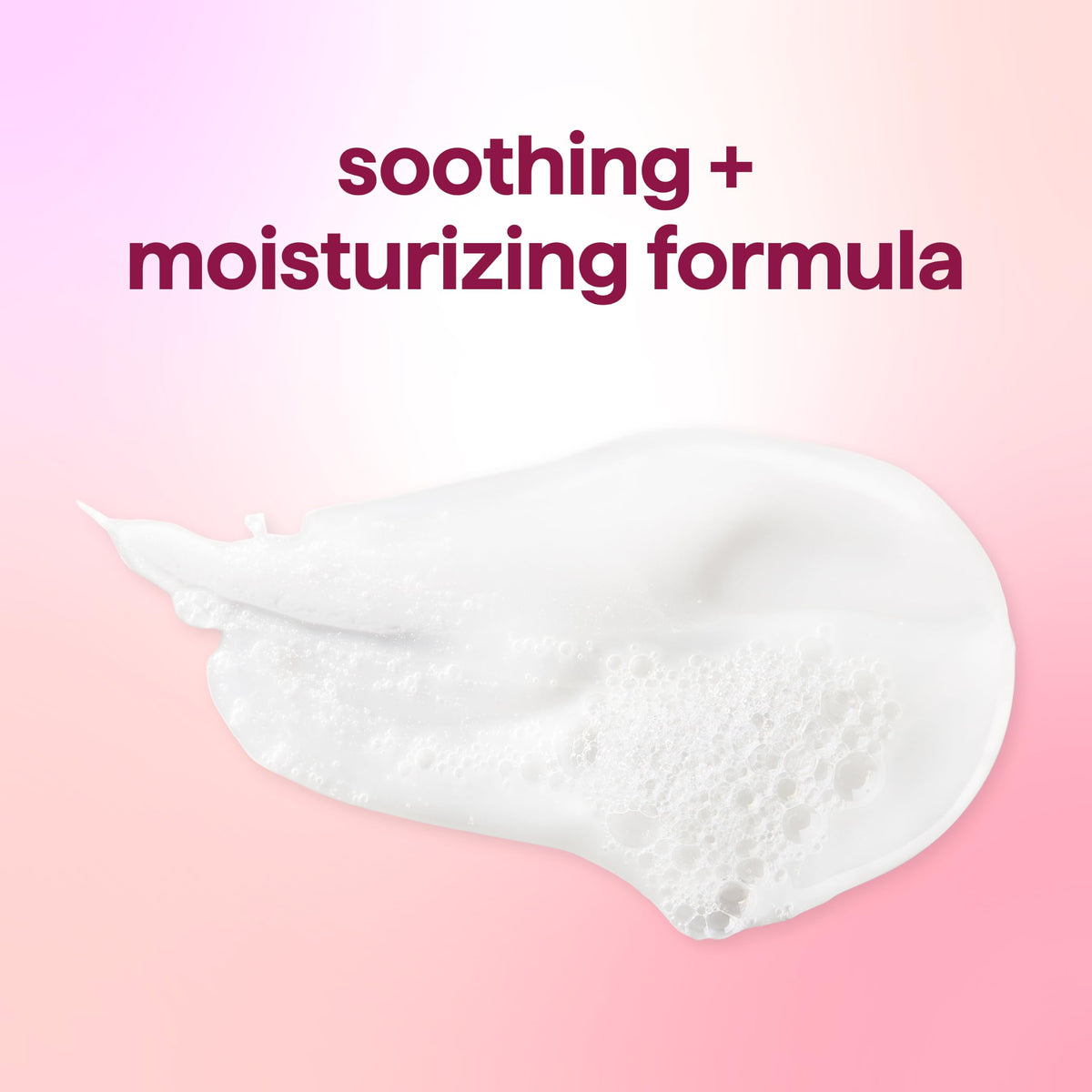 Texture du gel douche Method Pure Peace sur une éponge