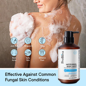 Texture du gel douche ProBliva en gros plan