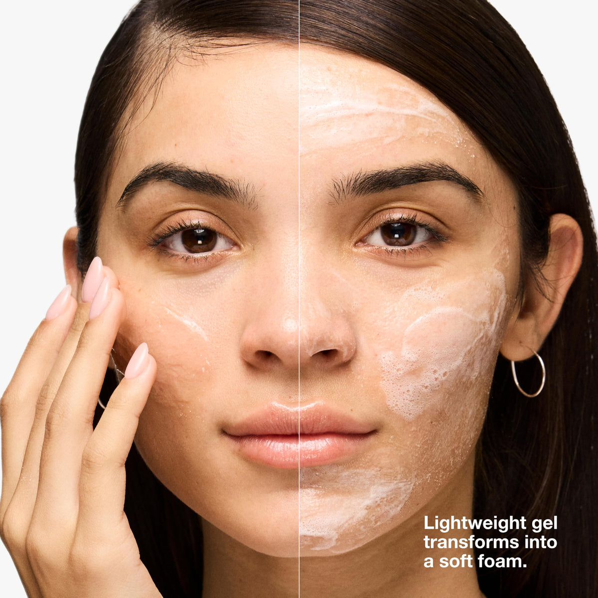 Texture du gel nettoyant exfoliant Clinique