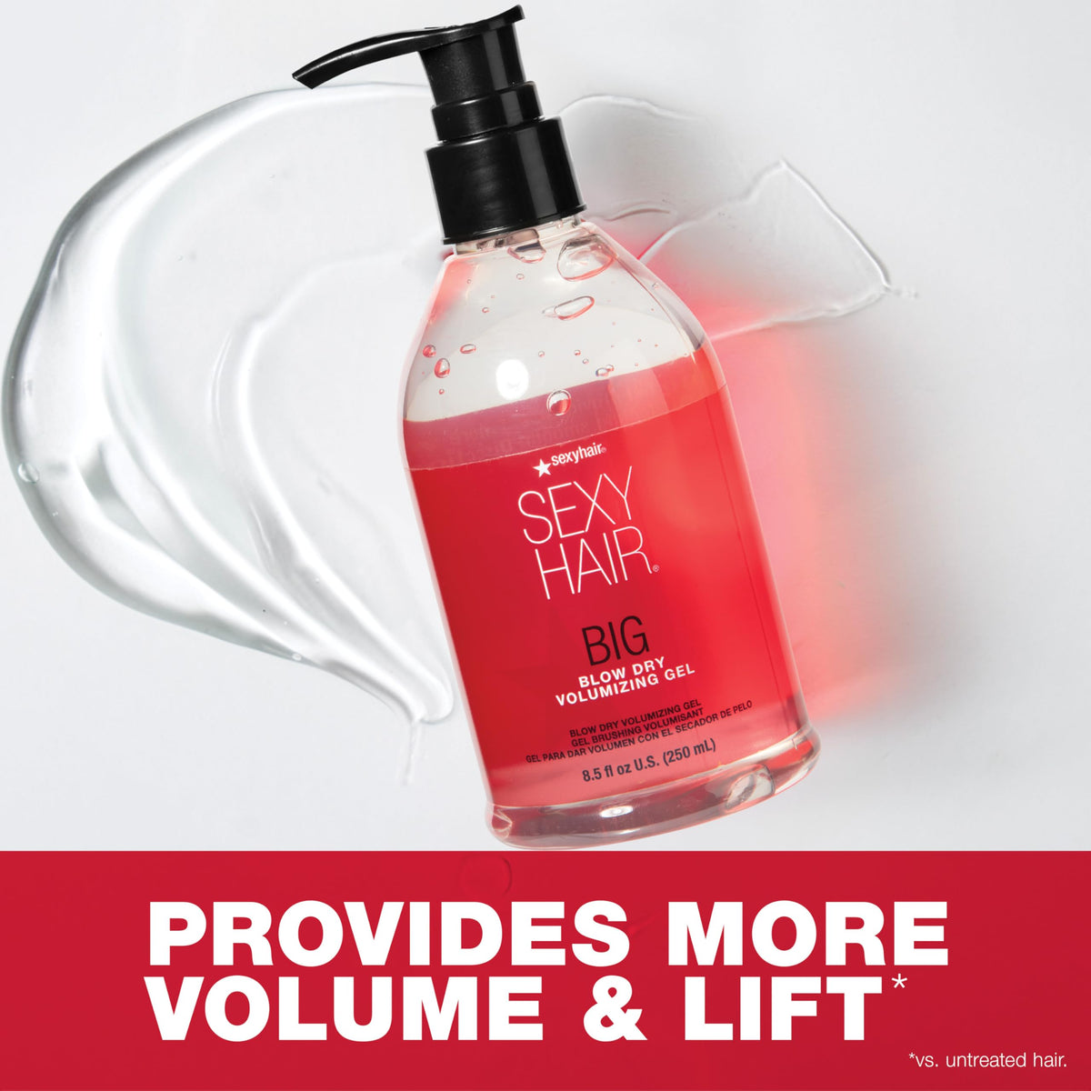 Texture du Gel Volumisant Big Blow Dry SexyHair