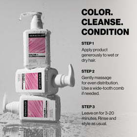Texture du KERACOLOR Color + Clenditioner Rose Clair