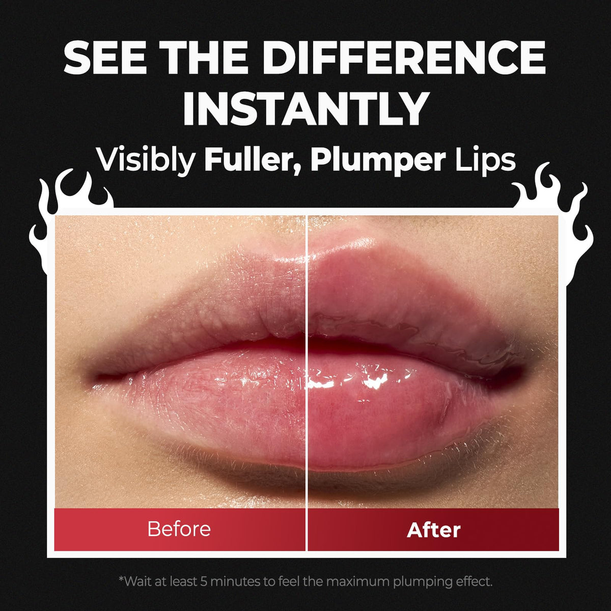 Texture du Laka Spicy Lip Plumper sur une main