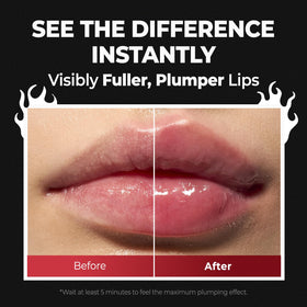 Texture du Laka Spicy Lip Plumper sur une main
