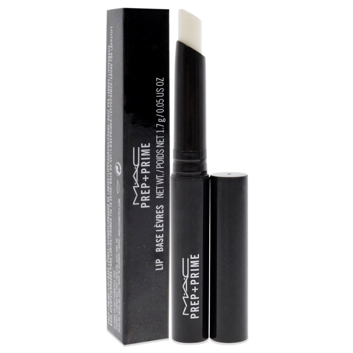 Texture du MAC Prep + Lip Base sur une main