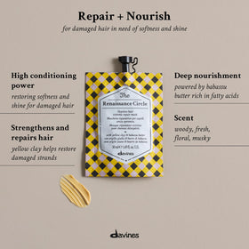 Texture du masque réparateur Davines Renaissance Circle