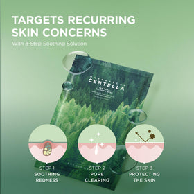 Texture du masque SKIN1004 Centella Tea-Trica sur main