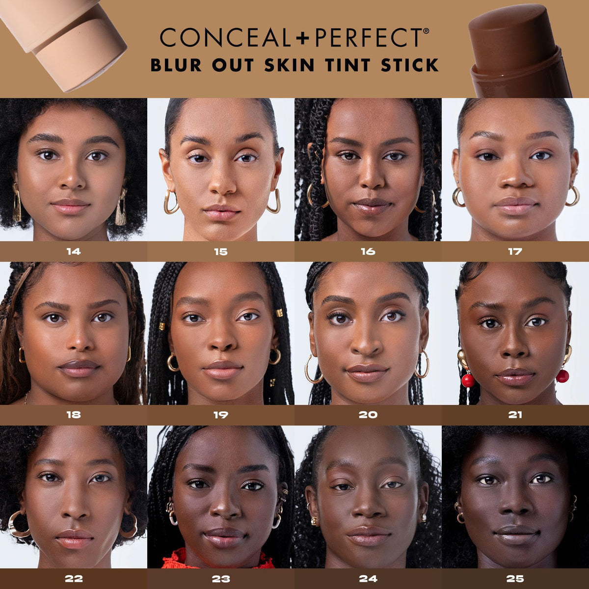Texture du Milani Fond de Teint Blur Out Skin Tint sur une surface