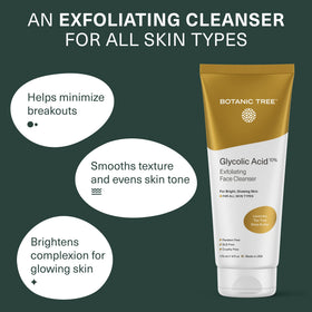 Texture du nettoyant visage Botanic Tree sur une main