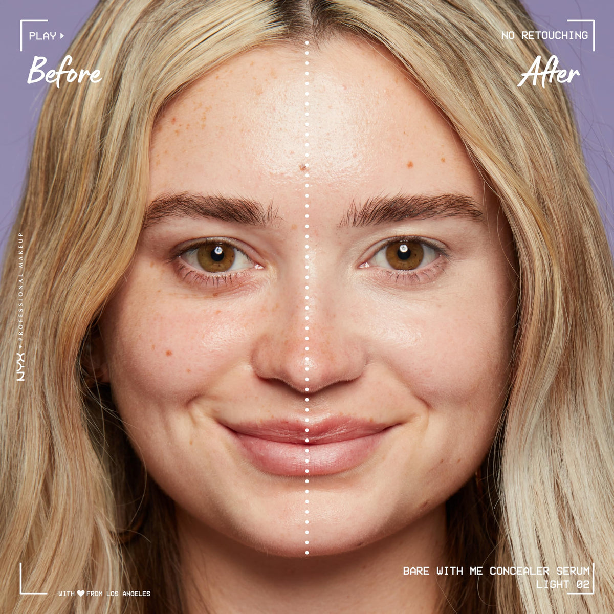 Texture du Sérum Concealer NYX sur la main