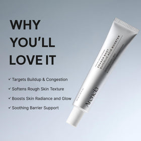 Texture du sérum exfoliant doux ARENCIA sur une peau