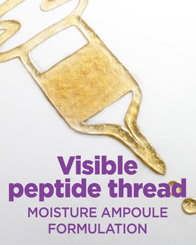 Texture du sérum Peptide Shot 2X sur la peau