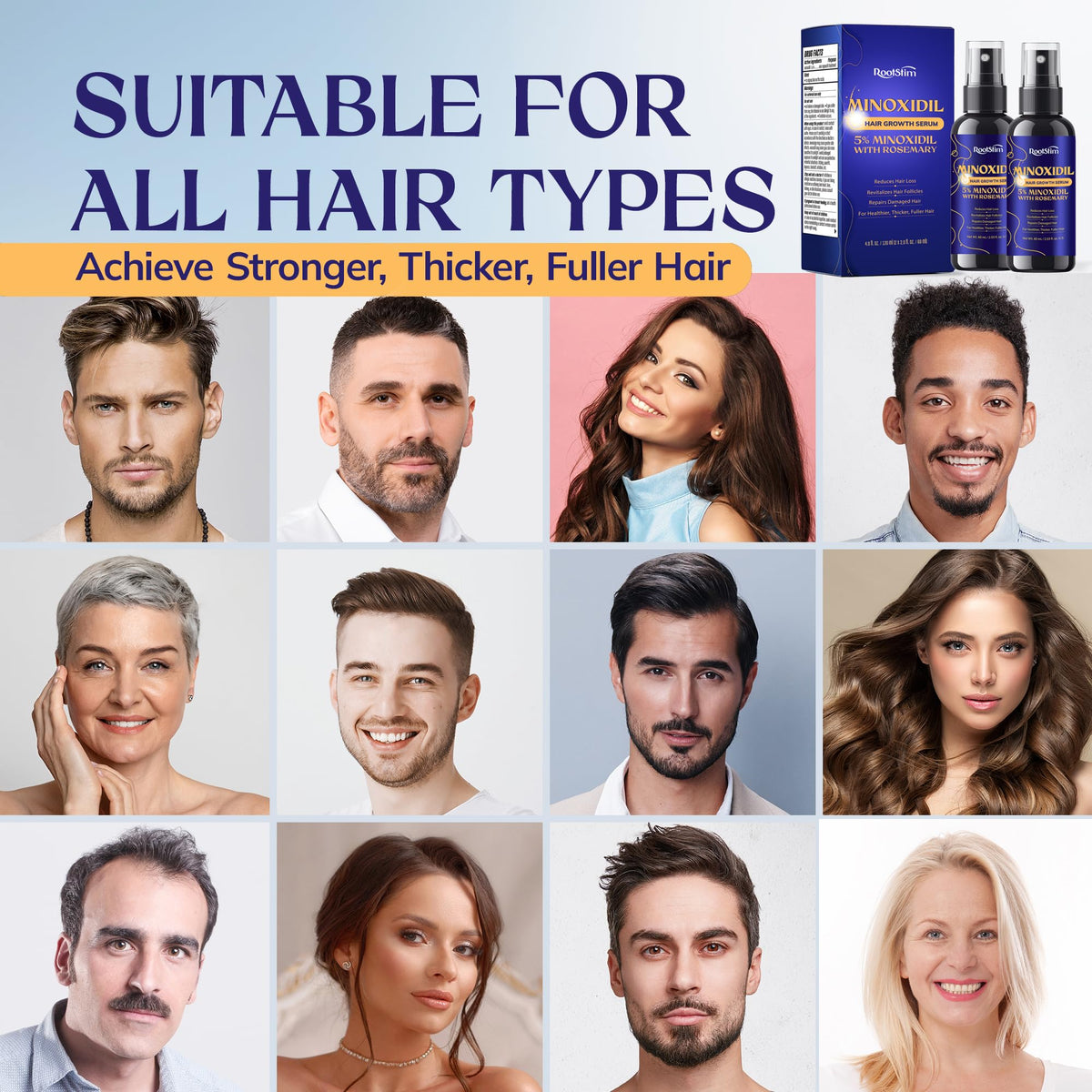 Texture du sérum RootStim 5% Minoxidil