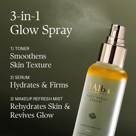 Texture du sérum spray d'alba Piedmont