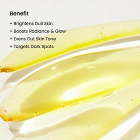 Texture du sérum Vita Radiant Niacinamide sur la peau