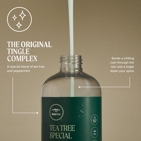 Texture du shampoing Tea Tree Spécial sur la main