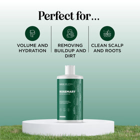 Texture du shampooing Biotin et Romarin sur une main