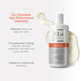 Texture du shampooing CLn 110g sur la main