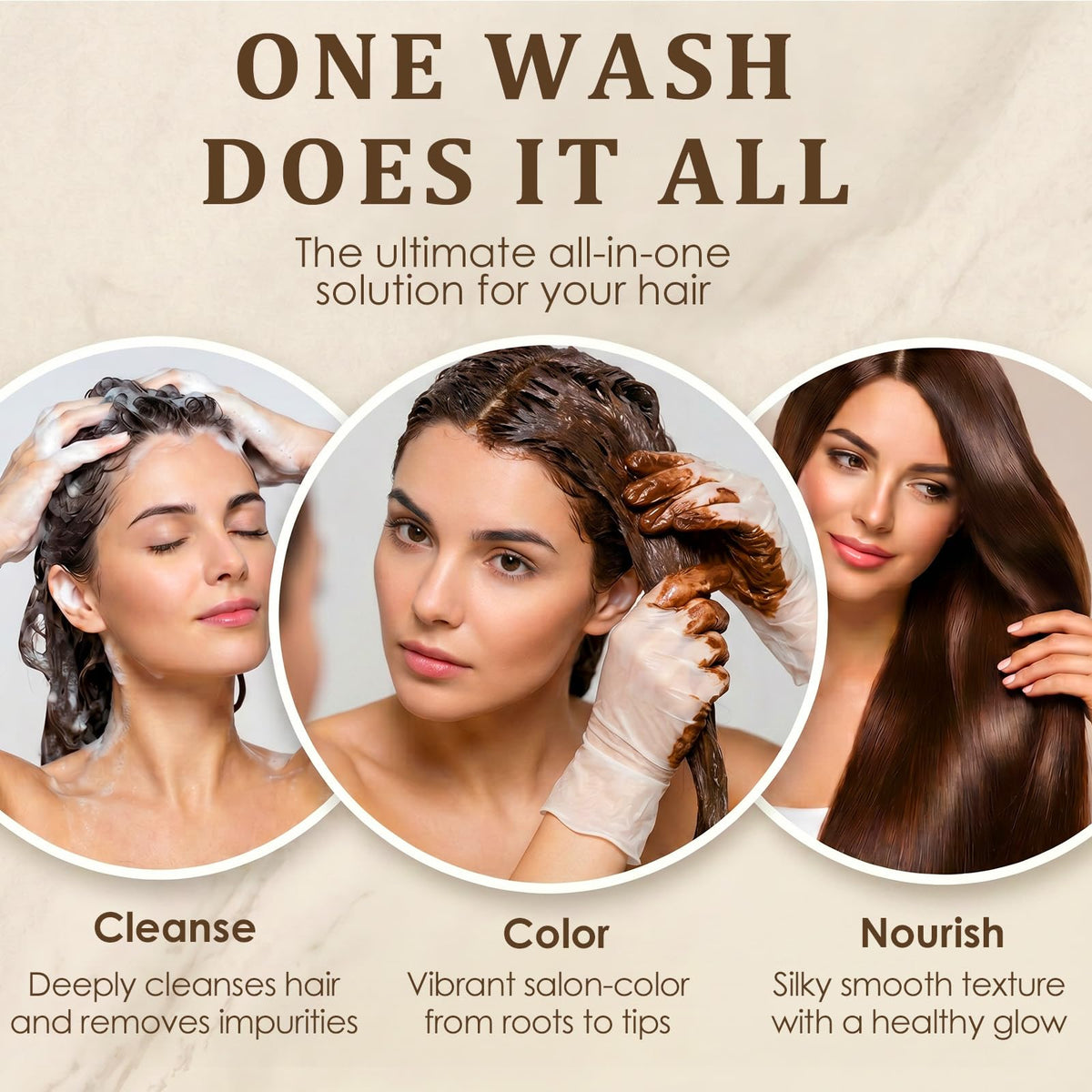 Texture du shampooing colorant Callmynm