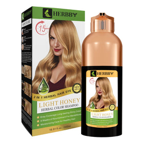 Texture du shampooing colorant HERBBY
