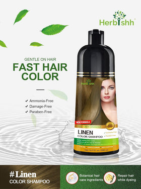 Texture du shampooing colorant Herbishh