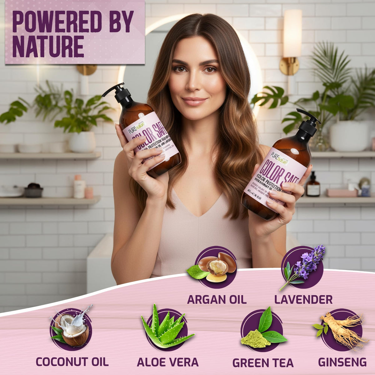 Texture du shampooing PURE NATURE LUX SPA dans un bol