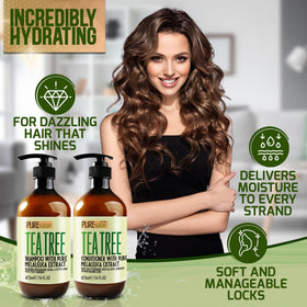 Texture du shampooing Tea Tree sur une main