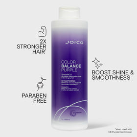 Texture du shampooing violet Joico Color Balance